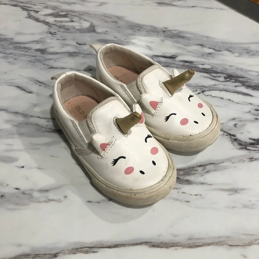 Old navy unicorn slip ons